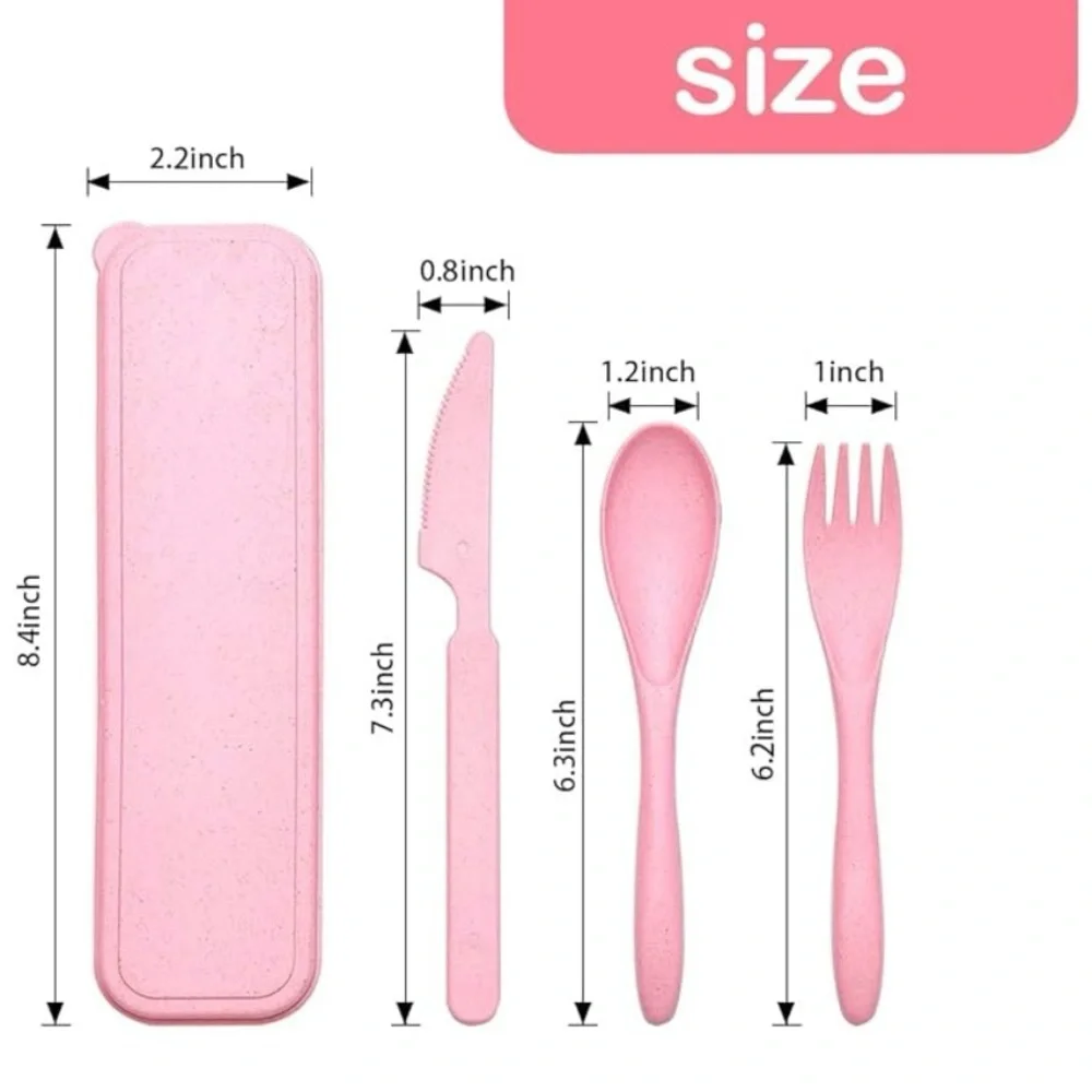 Reusable Travel Camping Utensils | set of 4